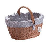 wkład szary w białe groszki