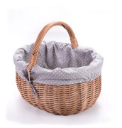 wkład szary w białe groszki