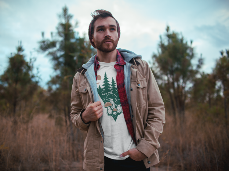 dude-with-beard-wearing-a-tshirt-mockup-watching-the-landscape-outdoors-a19030.png