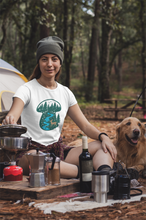 mockup-of-a-young-woman-at-a-campfire-wearing-a-crewneck-t-shirt-30461.png